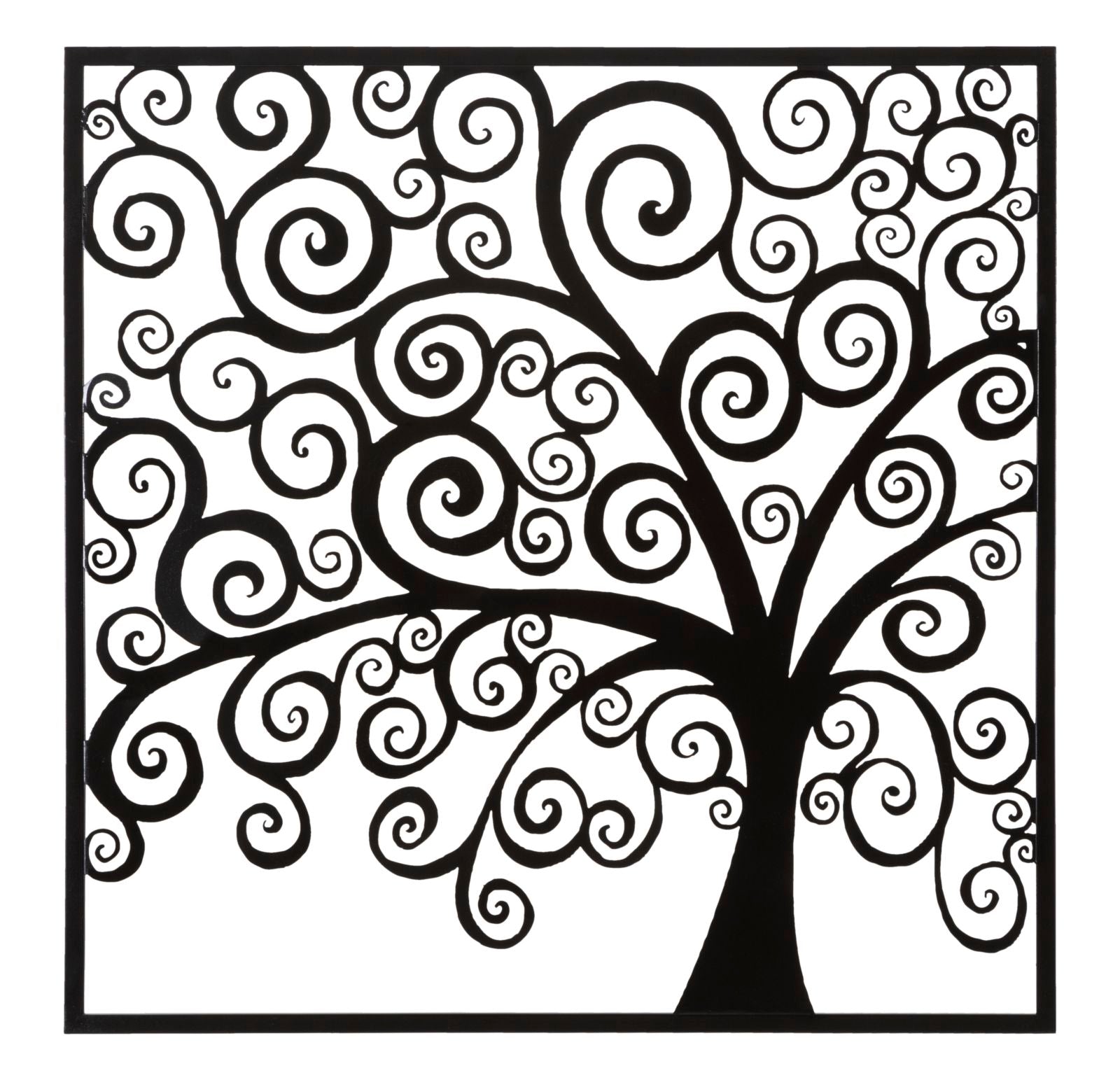 Wanddekoration Three Plus Schwarz