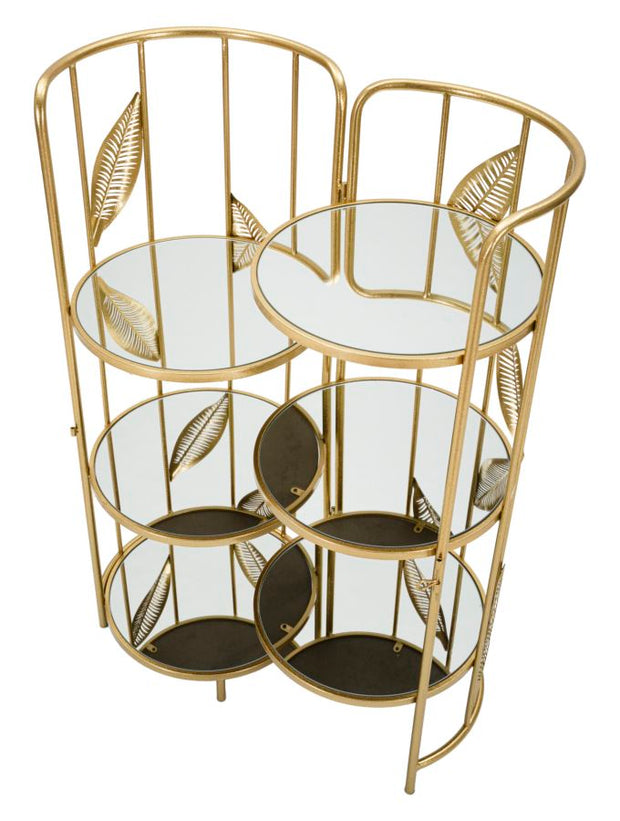 Beistelltisch Leaf Double Gold (2)