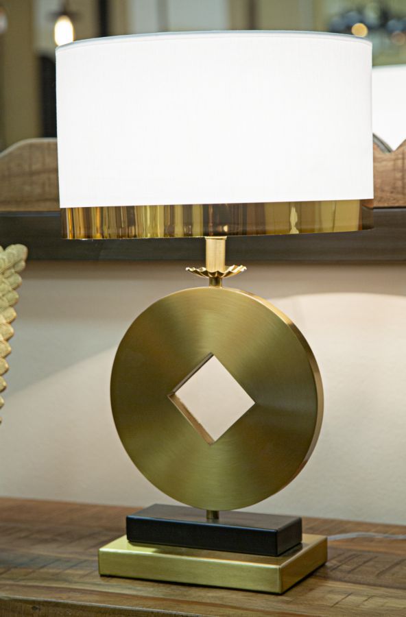 Tischlampe Coin Gold (4)
