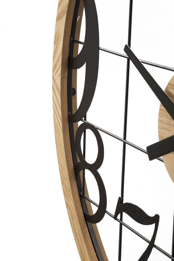 Wanduhre Numbers Schwarz (3)