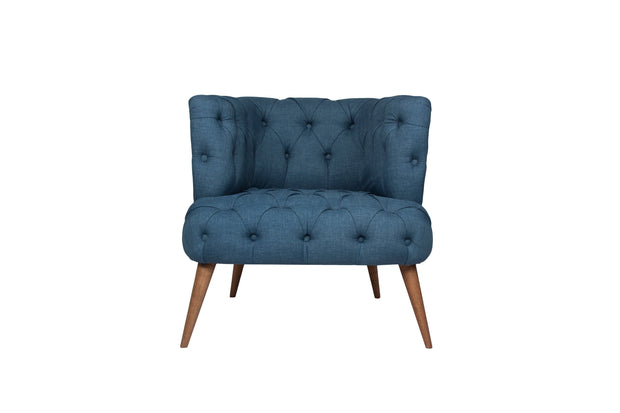 Sessel mit Stoff Lynda Blau