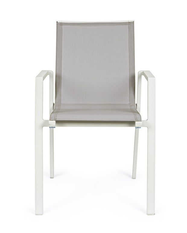 Gartenstuhl Krion W-Arm Grau (2)
