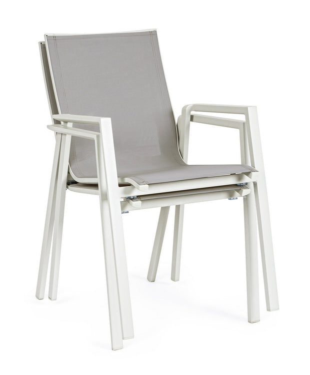 Gartenstuhl Krion W-Arm Grau (7)