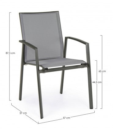 Gartenstuhl Cruise Anthrazit (8)