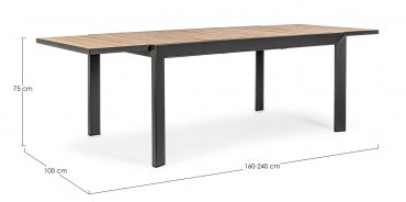Ausziehbarer Gartentisch Belmar (11)