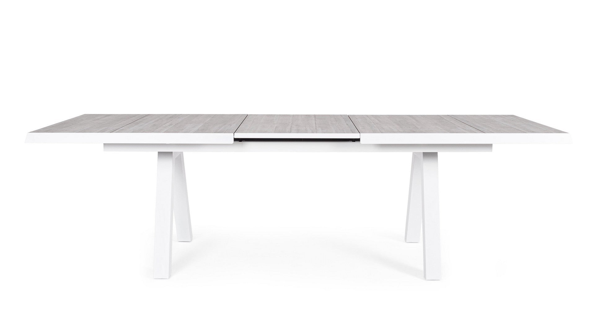 Ausziehbarer Gartentisch Krion Weiß (3)