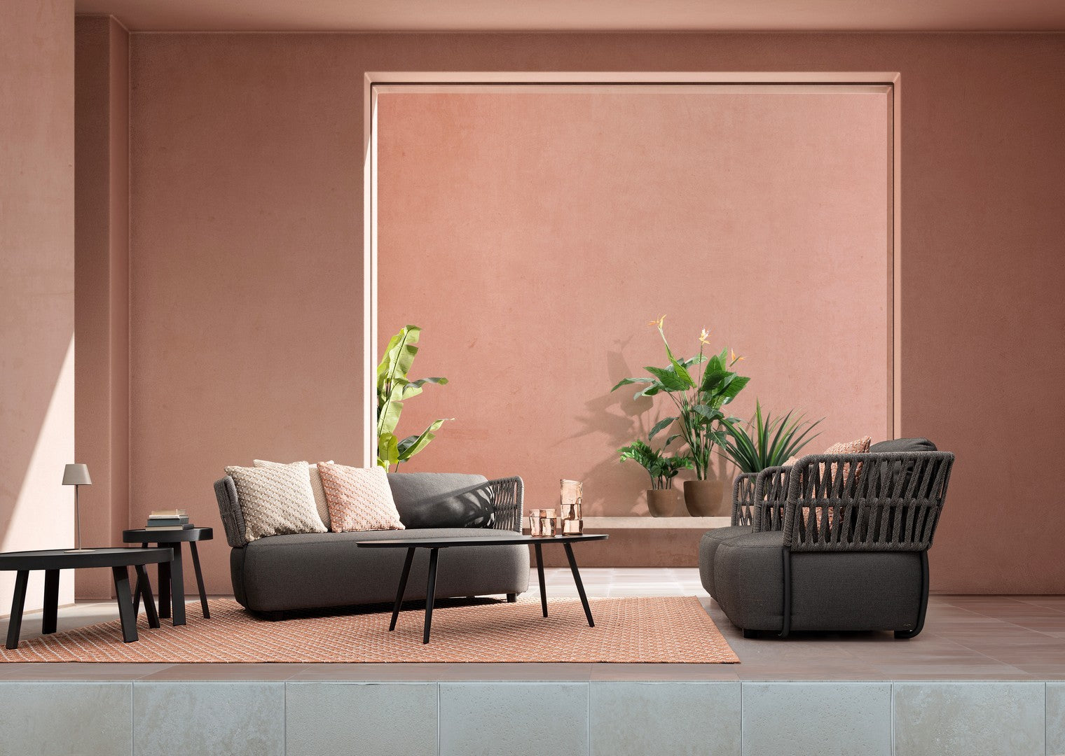 Blumentopf 4er-Set Rigo Rost (3)