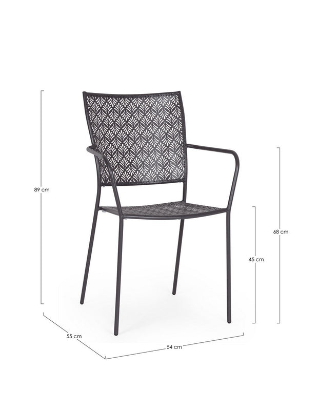 Gartenstuhl Lizette Anthrazit (2)