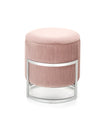 Pouf mit Staurum, aus Samtstoff Cricket Rosa (4)