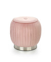 Pouf aus Samtstoff Aladin Rosa