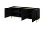 Sideboard mit 3 türen Glamour Schwarz (2)