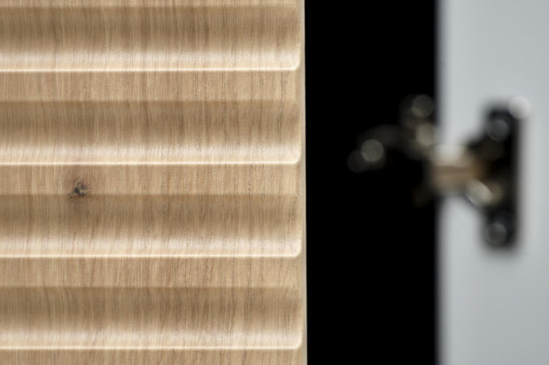 Kleiderschrank mit 2 türen und 2 schubladen Murano Schwarz (3)