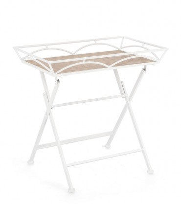 Garten-Couchtisch Guenda Weiß (3)