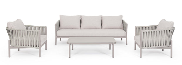 Gartensofa 3-Sziter Florencia Beige (4)
