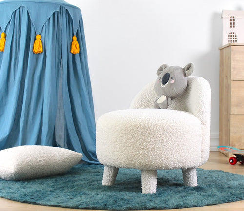 Pouf mit Stoff Moouv Weiß (1)