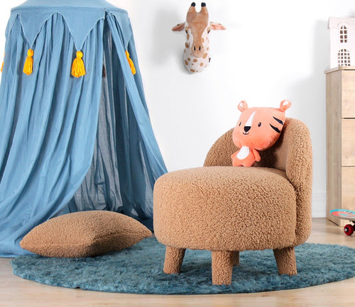 Pouf mit Stoff Moouv Braun (1)