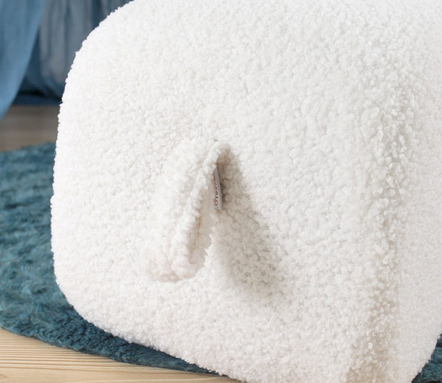 Pouf mit Stoff Moouv Weiß (4)