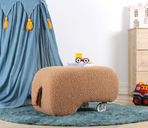 Pouf mit Stoff Moouv Braun (1)