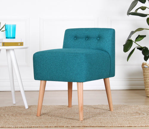 Pouf mit Stoff Moouv Blau