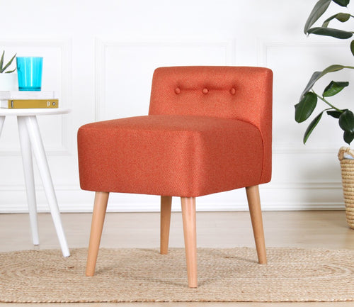 Pouf mit Stoff Moouv Orange