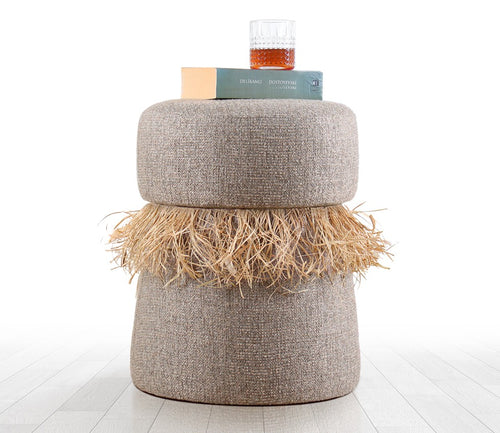 Pouf mit Stoff Moouv Braun