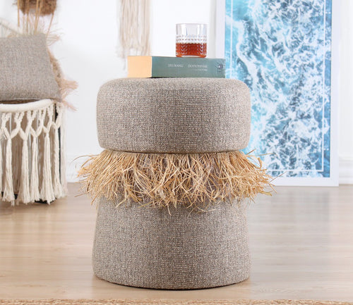 Pouf mit Stoff Moouv Braun (1)