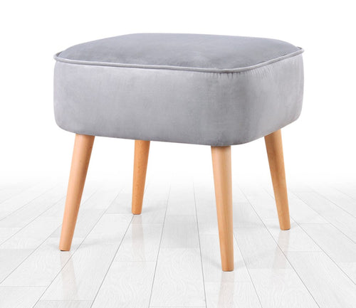 Pouf mit Stoff Moouv Grau