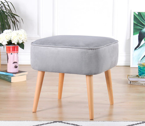 Pouf mit Stoff Moouv Grau (1)