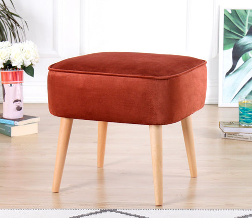 Pouf mit Stoff Moouv Rost (1)