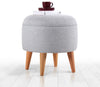 Pouf mit Stoff Moouv Grau