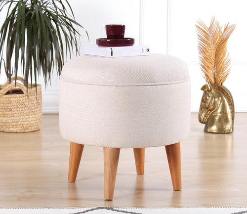 Pouf mit Stoff Moouv Creme (1)