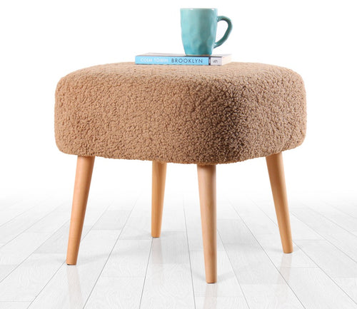 Pouf mit Stoff Moouv Braun