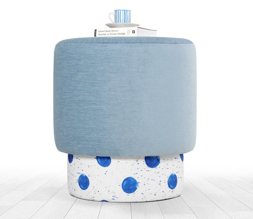 Pouf mit Stoff Colyos Mehrfarben (1)