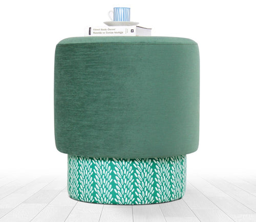 Pouf mit Stoff Colyos Mehrfarben