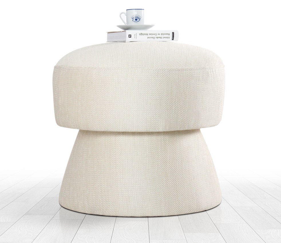 Pouf mit Stoff Endor Creme (1)