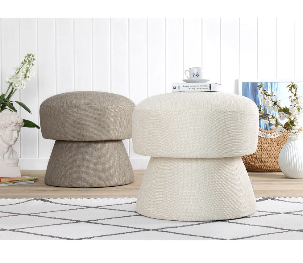 Pouf mit Stoff Endor Creme (4)