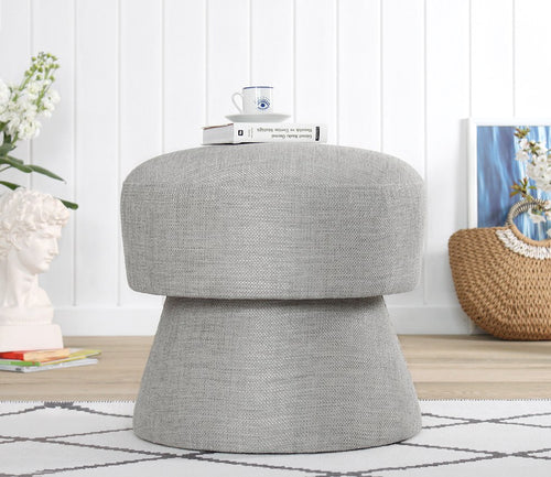 Pouf mit Stoff Endor Grau