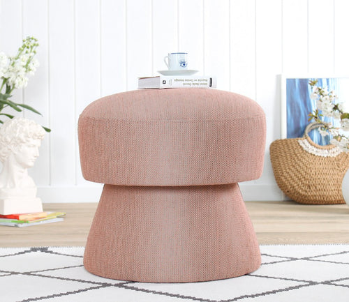Pouf mit Stoff Endor Rosa