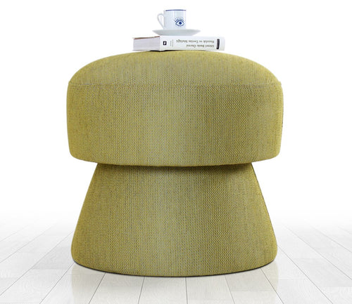 Pouf mit Stoff Endor Grün (1)