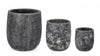 Blumentopf 3er-Set Duyen Anthrazit (4)