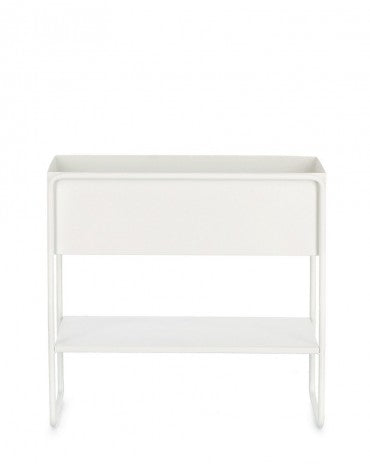 Pflanzständer Madelyn Rectangle Weiß (3)