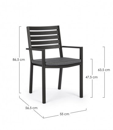 Gartenstuhl Helina LH32 Anthrazit (3)