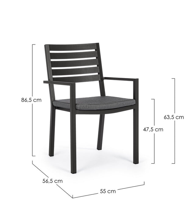 Gartenstuhl Helina LH32 Anthrazit (1)