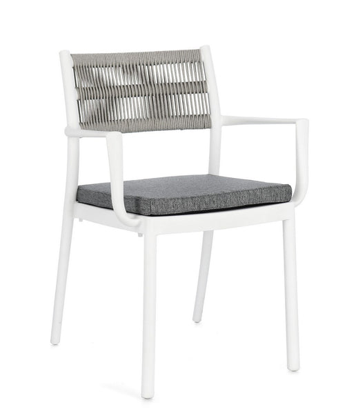 Gartenstuhl Alvin Grau