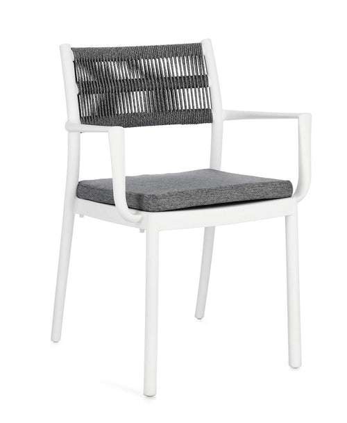 Gartenstuhl Alvin Grau