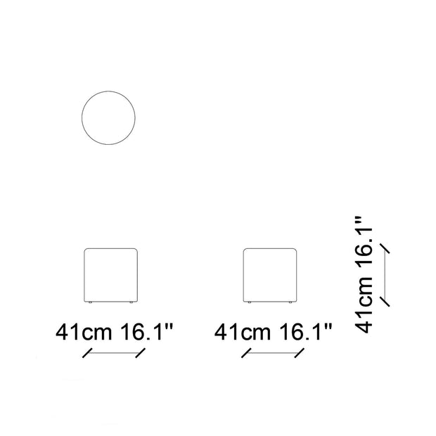Pouf mit Stoff Ada Creme (1)