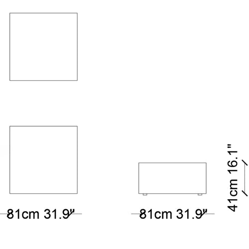 Pouf mit Stoff Castella Anthrazit (1)
