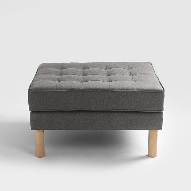 Polsterhocker mit Stoff Topic Wood Grau (3)