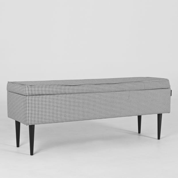 Polsterhocker mit Stoff Edi Mehrfarben (3)