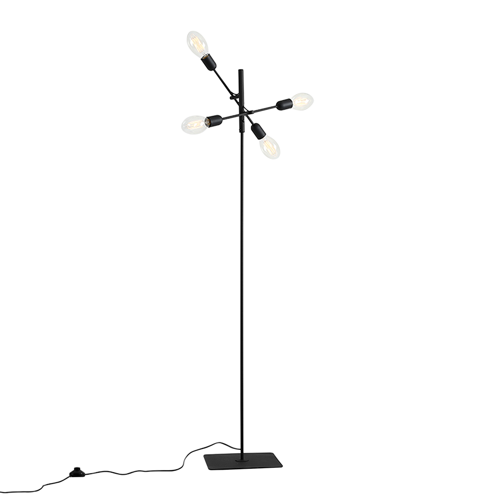 Stehlampe Twigo Floor 4 Schwarz